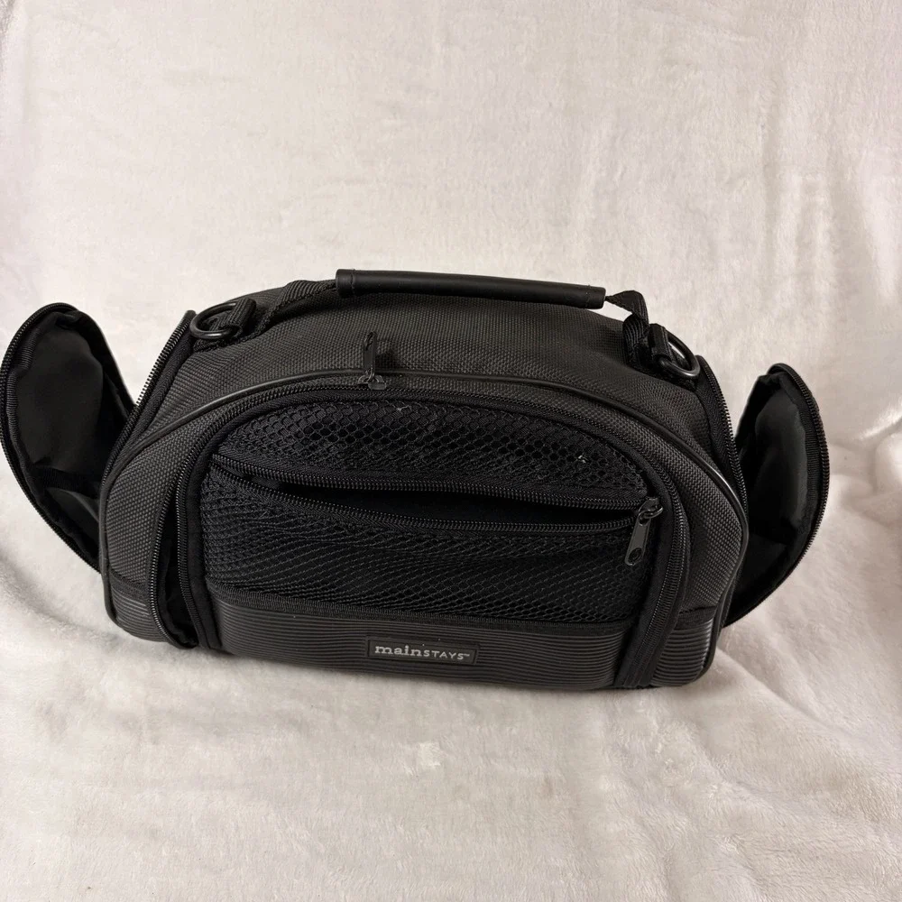Mainstays Camera Bag Padded Case Multi-Pocket Universal Camcorder Case Travel